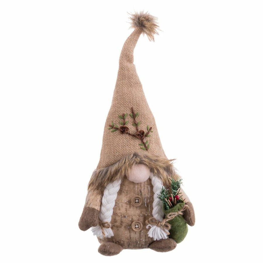 Julepynt Beige Sand Materiale Pige 18 x 9 x 38 cm #1
