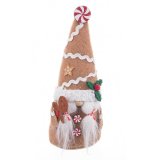 Julepynt Beige Multifarvet Sand Materiale Pige 8 x 6 x 19,5 cm #1