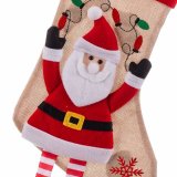 Julesok Multifarvet Materiale Julemanden 47 x 28 x 28 cm #9