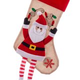 Julesok Multifarvet Materiale Julemanden 47 x 28 x 28 cm #1