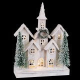 Julepynt Hvid Grn Tr Plastik By 30 x 10 x 43 cm #5