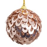 Julekugler Bronze Plastik Polyfoam 6 x 6 x 6 cm (6 enheder) #1