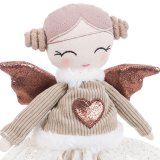 Julepynt Grn Beige Sand Materiale 42 cm #5