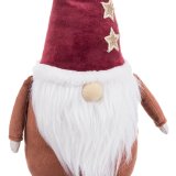 Julepynt Hvid Rd Sand Materiale Julemanden 53 cm #5
