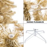 Juletr Guld Metal Plastik 120 X 120 X 240 CM #9