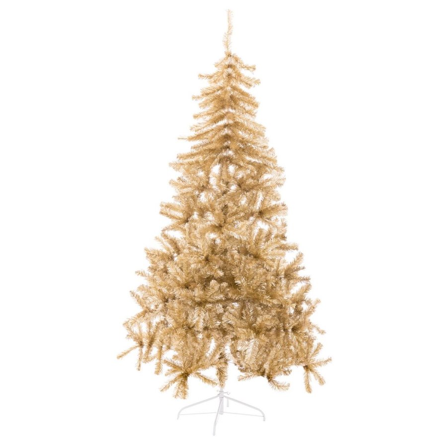 Juletr Guld Metal Plastik 120 X 120 X 240 CM #1