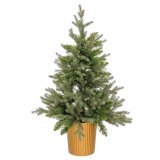 Juletr Grn Gylden Polyetylen 82 x 82 x 120 cm #1