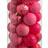 Julekugler Rd Plastik 6 x 6 x 6 cm (40 enheder) #9