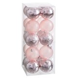 Julekugler Pink 8 x 8 x 8 cm (20 enheder) #1
