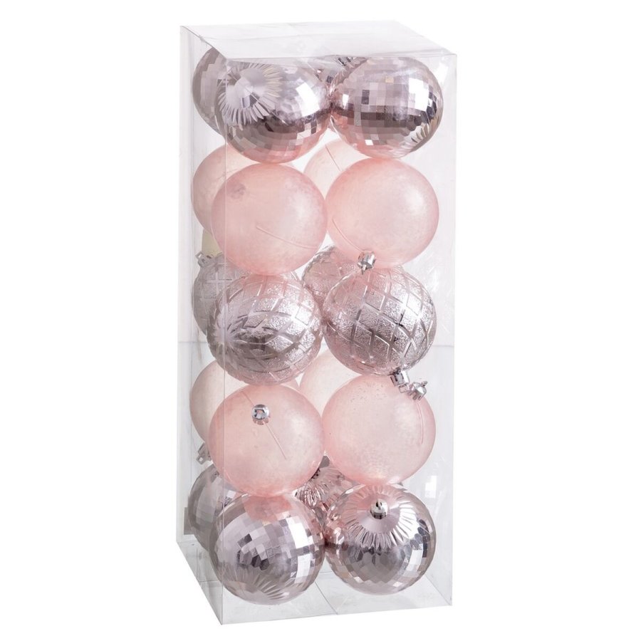 Julekugler Pink 8 x 8 x 8 cm (20 enheder) #1