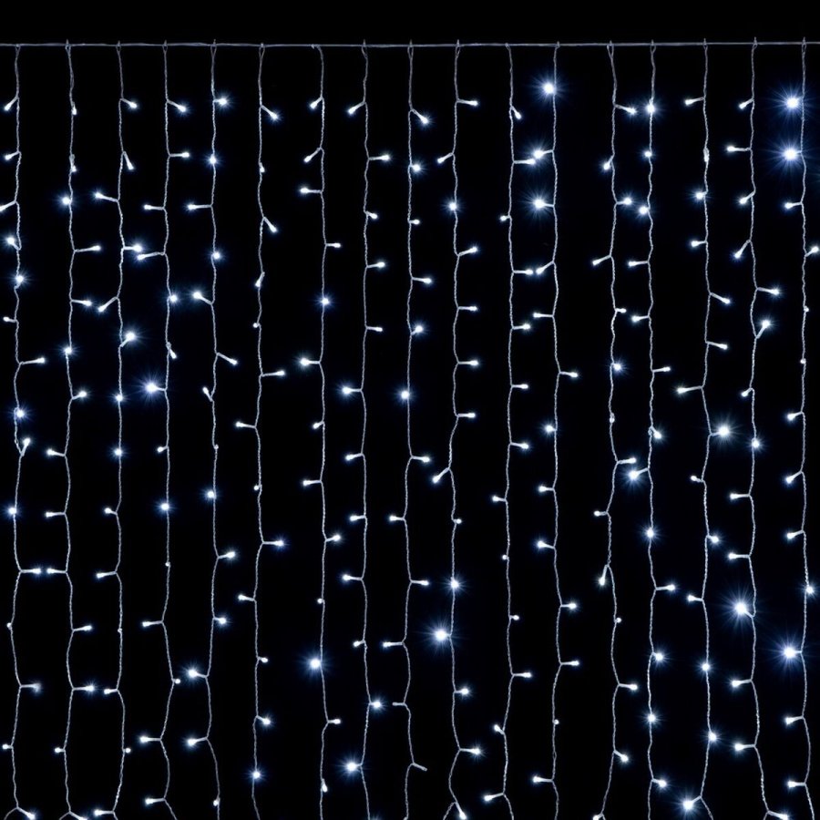 LED guirlande Hvid 120 x 0,5 x 175 cm #1