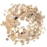 Adventskrans Gylden Plastik 45 x 8 x 45 cm #1
