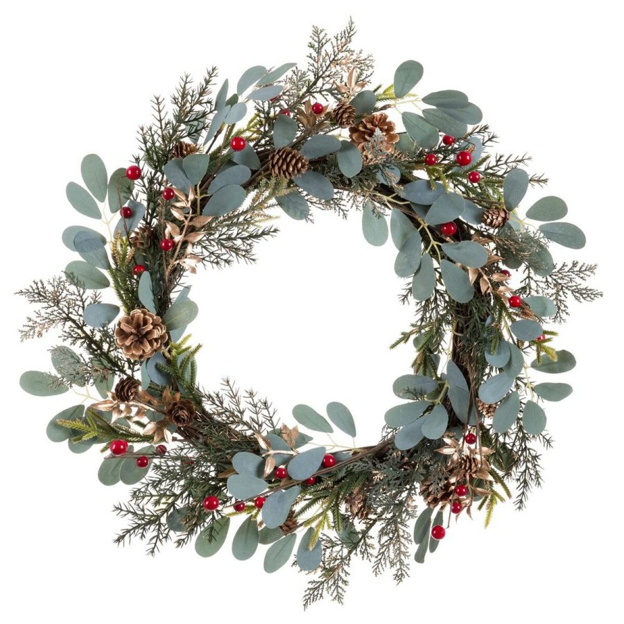 Adventskrans Multifarvet Plastik 55 x 7 x 55 cm #1