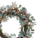 Adventskrans Multifarvet Plastik 55 x 7 x 55 cm #5