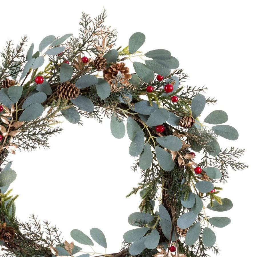 Adventskrans Multifarvet Plastik 55 x 7 x 55 cm #5