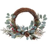 Adventskrans Multifarvet Plastik 40 x 7 x 40 cm #1
