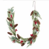 Juleguirlande Rd Grn Plastik Ananas 20 x 20 x 150 cm #1