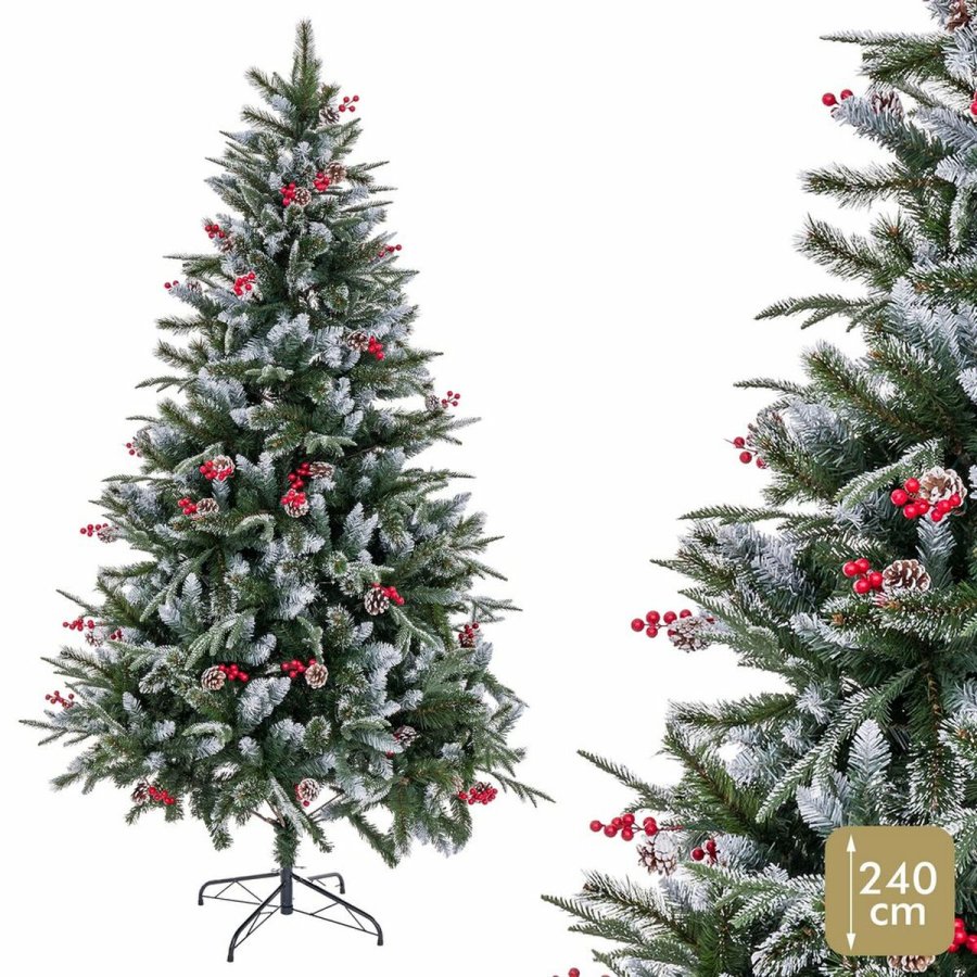 Juletr PVC snefald 90 x 90 x 240 cm #5