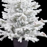 Juletr Polyetylen Ananas snefald 40 x 40 x 90 cm #9