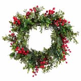 Adventskrans Rd Grn Plastik 41 x 41 x 10 cm #1