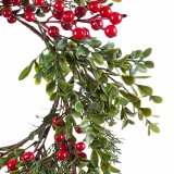 Adventskrans Rd Grn Plastik 35 x 35 x 8 cm #5