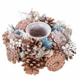 Julepynt Hvid 18 x 18 x 8,5 cm #1