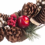 Adventskrans Multifarvet Natur Plastik Foam Ananas 28 X 8 X 29 CM #5