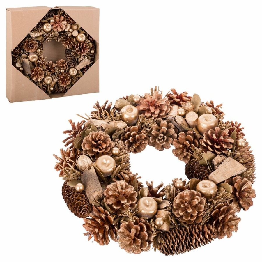 Adventskrans Foam Ananas 36 x 9 x 36 cm #5