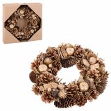 Adventskrans Foam Ananas 30 x 8 x 30 cm #5