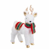 Julepynt Multifarvet Rensdyr 15 x 7 x 28 cm #1