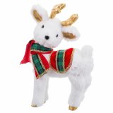 Julepynt Multifarvet Hjort 17 x 8 x 32 cm #1
