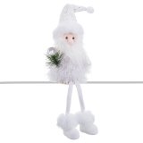 Julepynt Hvid Julemanden 14 x 13 x 43 cm #1