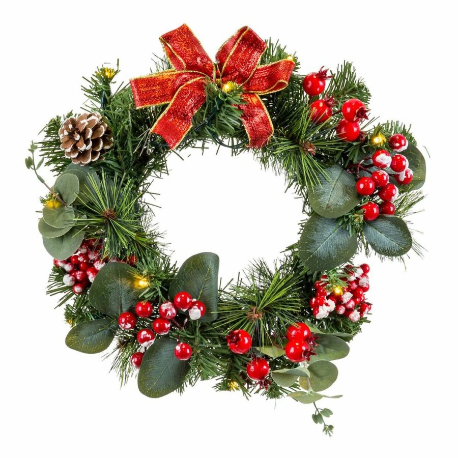 Adventskrans Multifarvet PVC 30 x 30 x 10 cm #1
