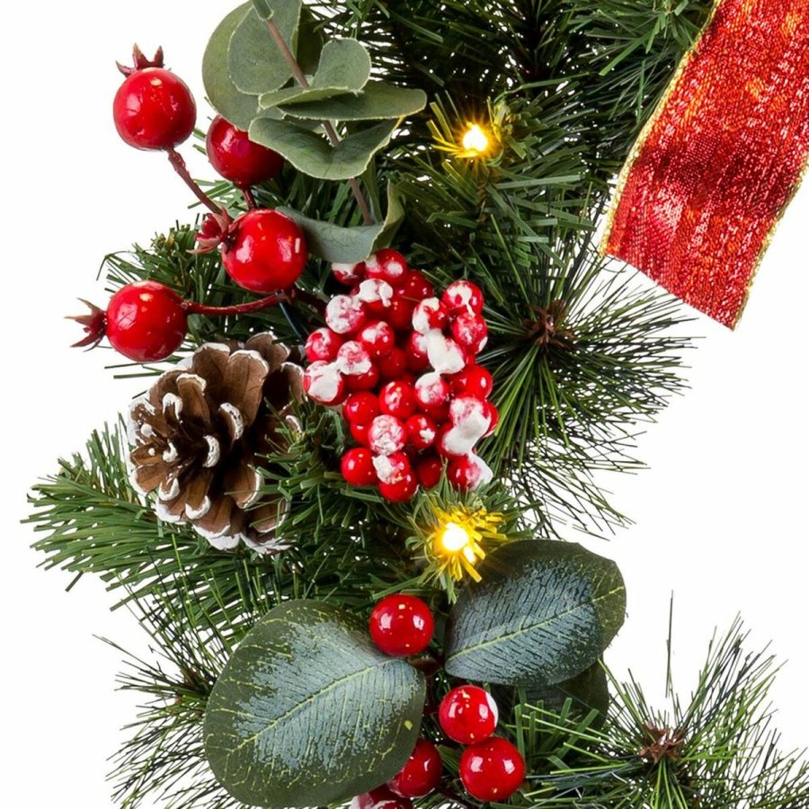 Adventskrans Multifarvet PVC 40 x 40 x 15 cm #5