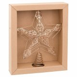 Julestjerne Guld Metal 25 x 5,5 x 30 cm #1