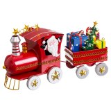 Julepynt Multifarvet Tog Julemanden 39 x 11 x 23 cm #1