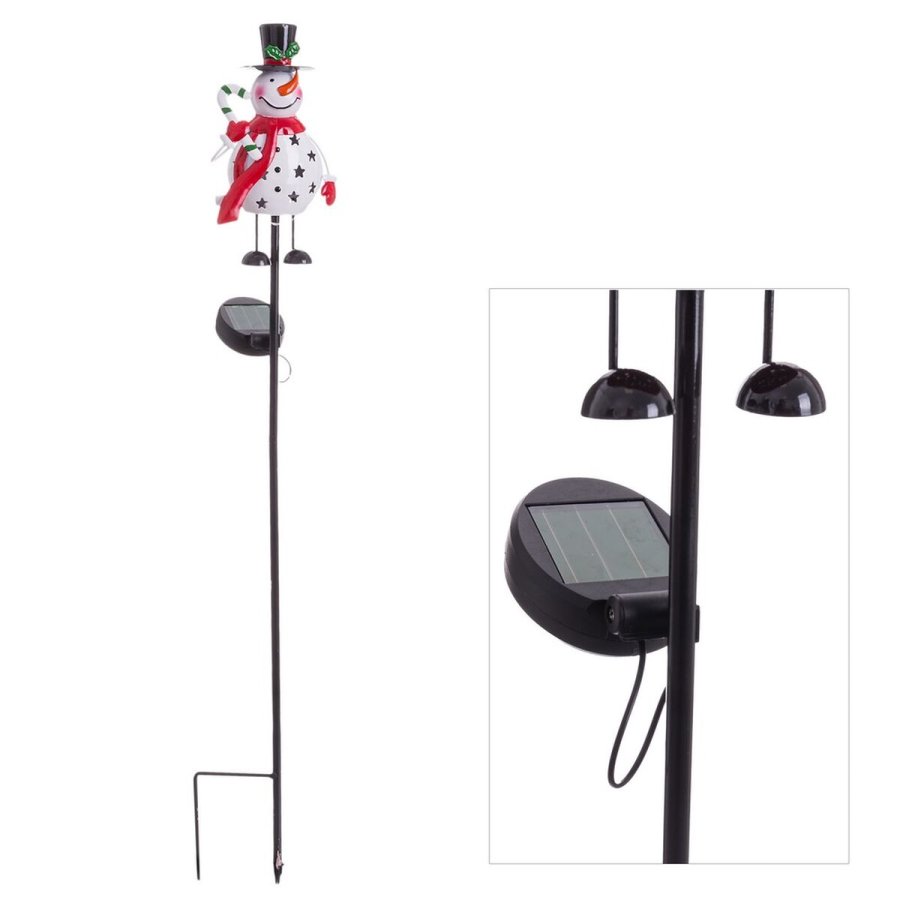 Solcellelampe Multifarvet 12 x 6 x 74 cm #1