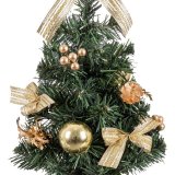 Juletr Guld Grn PVC Ananas 26 x 26 x 50 cm #5