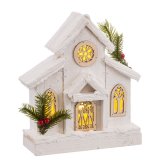 Tilbehr til Jule Bethlehem Dekoration Natur Kirke 20 X 7 X 24 CM #1