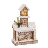 Tilbehr til Jule Bethlehem Dekoration Natur Kirke 22 X 11 X 36 CM #1