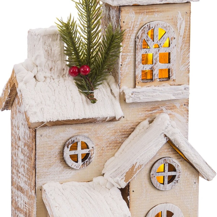 Tilbehr til Jule Bethlehem Dekoration Natur Kirke 18 x 12 x 46 cm #5