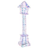 Lysdekoration Slvfarvet Gadelampe 13 x 13 x 58 cm #1