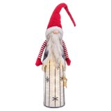 Julepynt Rd Julemanden 20 x 13 x 76 cm #1
