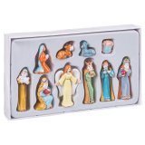 Betlehem dekoration Multifarvet Harpiks Krybbespil/Bethlehem 20 x 12 x 3 cm #5