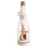 Julepynt Multifarvet Julemanden Flaske 8,3 x 8,3 x 28,5 cm #1