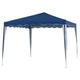 Lysthus Gazebo St�l 300 x 300 x 250 cm Bl� #1