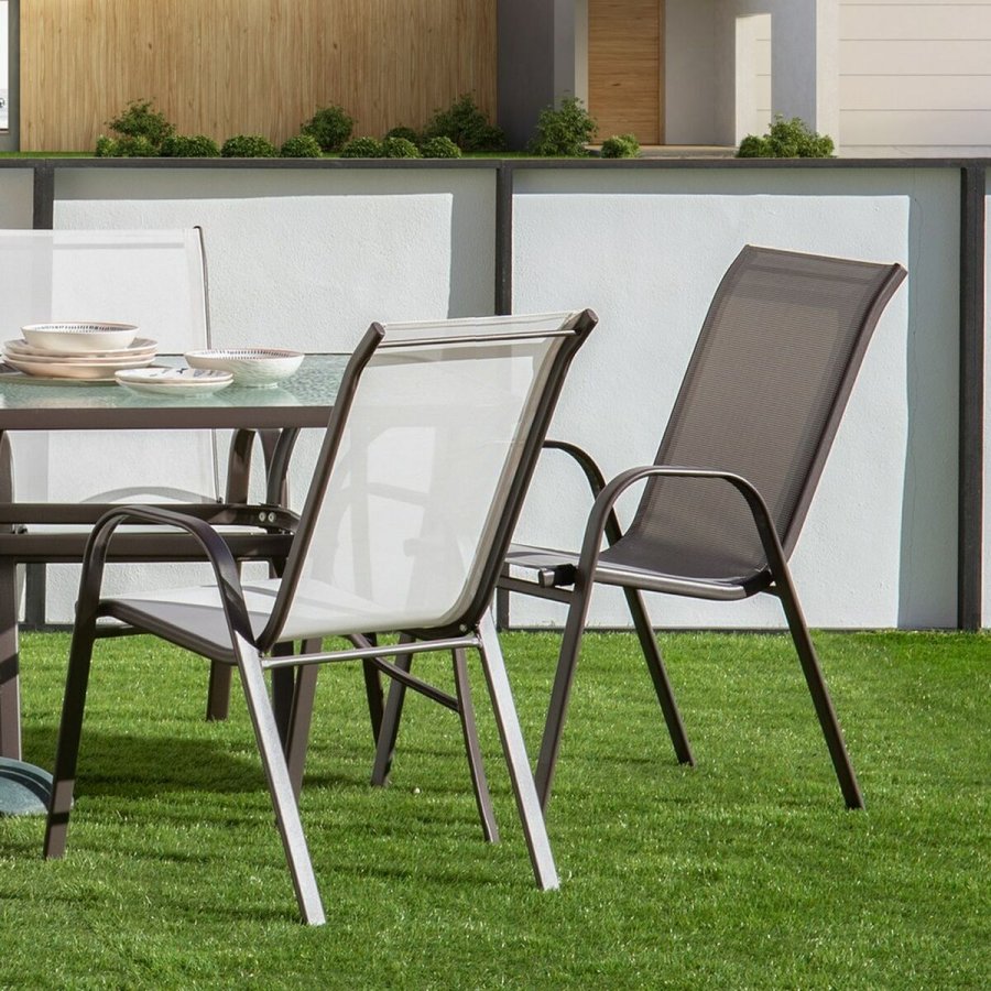 Vrtni stol Nerea 56 x 68 x 93 cm Brun St�l #2