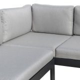 Havesofa Agnes Grafit 224 x 224 x 65,5 cm hj�rneskab #3