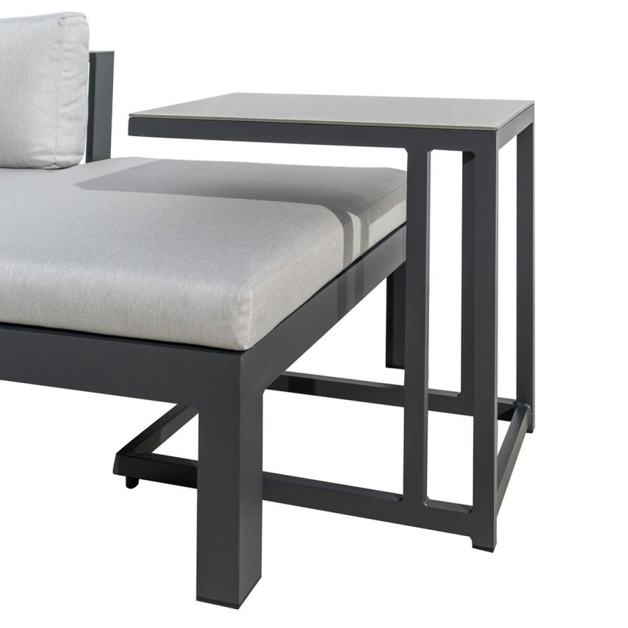 Havesofa Agnes Grafit 224 x 224 x 65,5 cm hj�rneskab #5