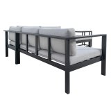 Havesofa Agnes Grafit 224 x 224 x 65,5 cm hj�rneskab #7